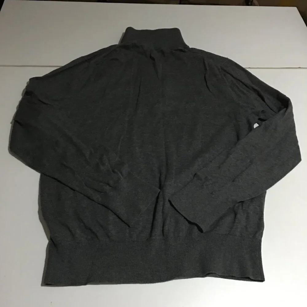 Banana Republic Sweatshirt Mens Medium 1/4 Zip Mock Neck Pullover